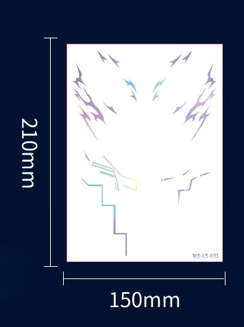 Temporary Tattoos for Kids, Kpop Cosplay Accessories, Kids Laser Tattoos for Girls Boys Face Body Christmas Costumes Cosplay Accessories Fake Hunters Tattoos (Face 4pcs) Brand: ISABELLA MOON