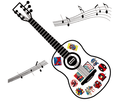 50pcs Princess Aven Superheros Toy Kids Stickers Luggage Laptop Skateboard Waterproof Party Bag Fillers Waterbottle Decal Graffiti Patches