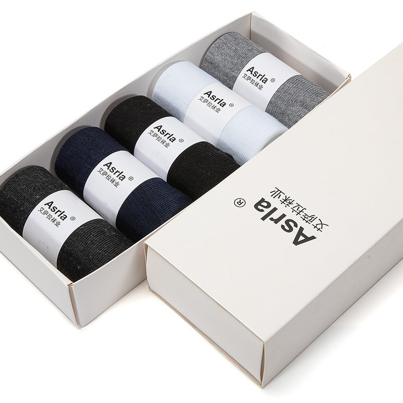 5 Pairs Men’s Plain Mens Soft Cotton Rich Comfortable Breathable Socks Work Business and Casual Wear 6-11 UK