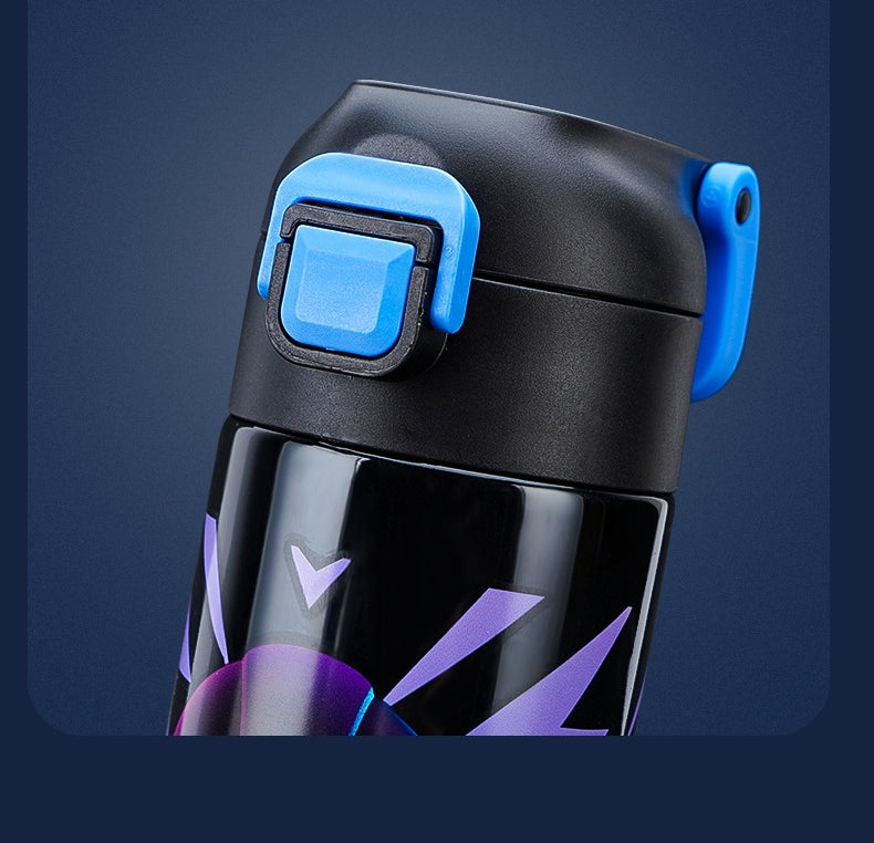 400ml Kids Elsa Water Bottles for Girls, Stainless Steel Water Bottle for School, Vacuum Insulated, BPA-Free, Leak-proof, Double-Walled, Metal Drink Bottle Hot Cold (Spiderman)