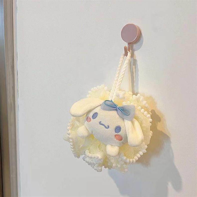 3PCS Kids Women Girls Cute Kitty Mesh Bath Shower Puff Sponge Loofahs, Children's Cartoon Bath Spong Durable Mesh Pouf Ball for Luxurious Shower Experience