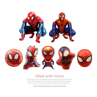 6pcs Princess Cinderella Foil Balloons Birthday Party Congratulations balloons Baby Shower Party Decorations Party Suppiles Accessories Theme kids (Spiderman)