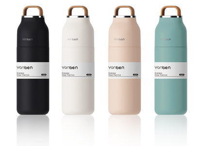 Kids Water Bottles for Girls, Stainless Steel Water Bottle for School, Vacuum Insulated, BPA-Free, Leak-Proof, Double-Walled, Metal Drink Bottle Hot Cold