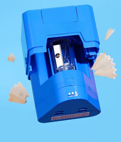 Automatic Electric Pencil Sharpener for Kids, Spider Pencil Sharpeners for Home and Classroom, Cute Pencil Sharpener Electric Plug in, School Supplies for Girls（Stitch）