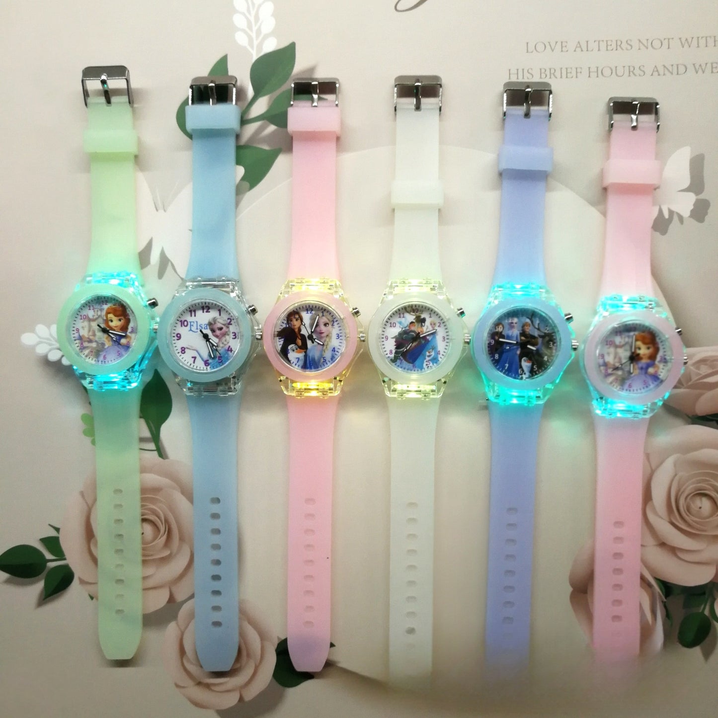 Analogue Quartz Watch with Stainless Steel Strap Bracelet Cats Girls Toddler Watches Gifts for Kids Birthday Gifts Gift Box