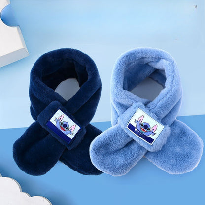 Kids Winter Beanie Scarf for 2-10 Years Old Boys Girls.Outdoor Warm Fleece Lined Thermal Knit Fluffy Pom