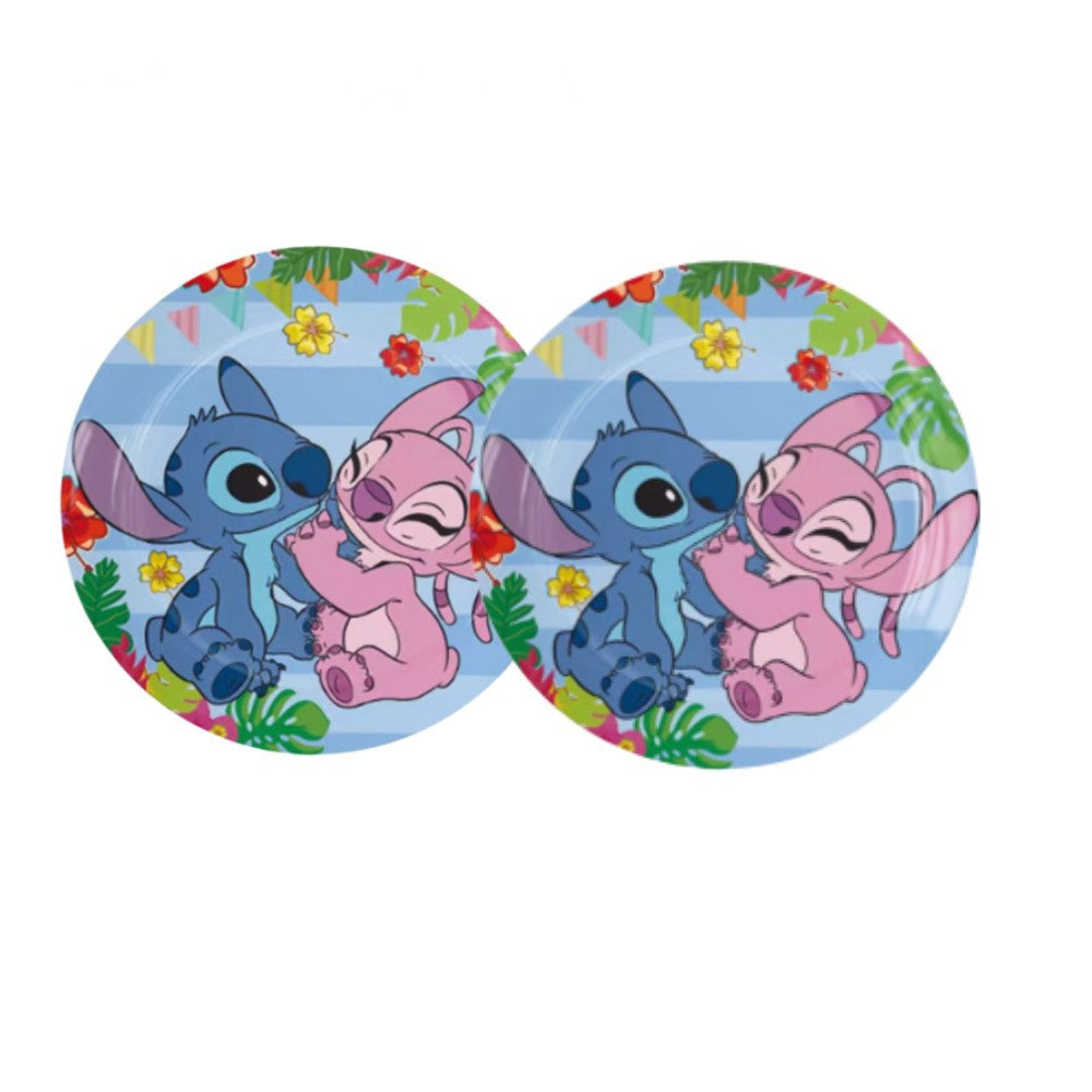 Stch Spider Princess Frozen Tableware Set Birthday Celebration Party Set Birthday Decoration Set for Happy Banner, Plates, Cups Set,Napkins,Tablecloths for 20 Guests