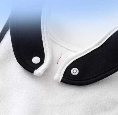 2PCS Baby Kids Bibs BOY MIXED DESIGN COTTON GENTLEMAN BOW FEEDING Bandana Apron Weaning