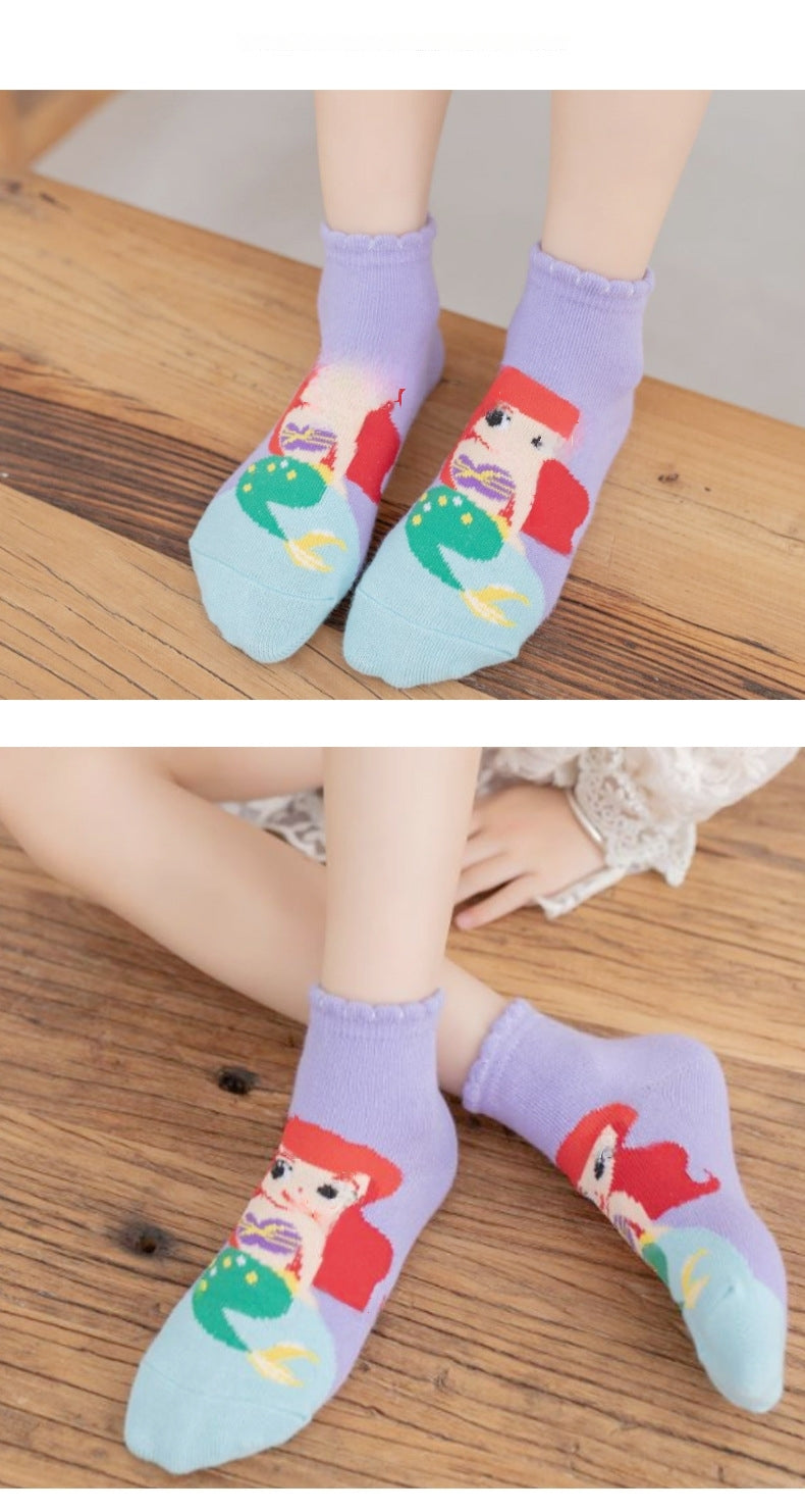 5 Pairs Toddlers Boys Kids heros Costume cotton Infant Ankle Socks 1-5 Years (UK, Age, 3 Years, 5 Years, Regular, Princess(3-5y))