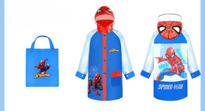 Kids Raincoats Waterproof Rain Jacket Hooded Rain Poncho Toddler Boys Girls Rain Suit Reusable Rainwear with bag Cover 1-8 Years