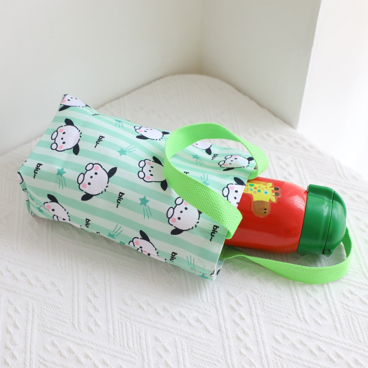 Capybara cute bear dog Tote Bag With Canvas Tote Bag Casual Reusable Shopping Bag With Washable Foldable Shopper Bag For Women Girls（Kuromi）