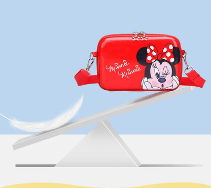 Kids Purse Girls Silicone Mini Children's Coin Purse Cute Cartoon Shoulder Bag Crossbody Bag Accessories Bags Adjustable Strap for Kids Gift Travel Holiday (Minnie)
