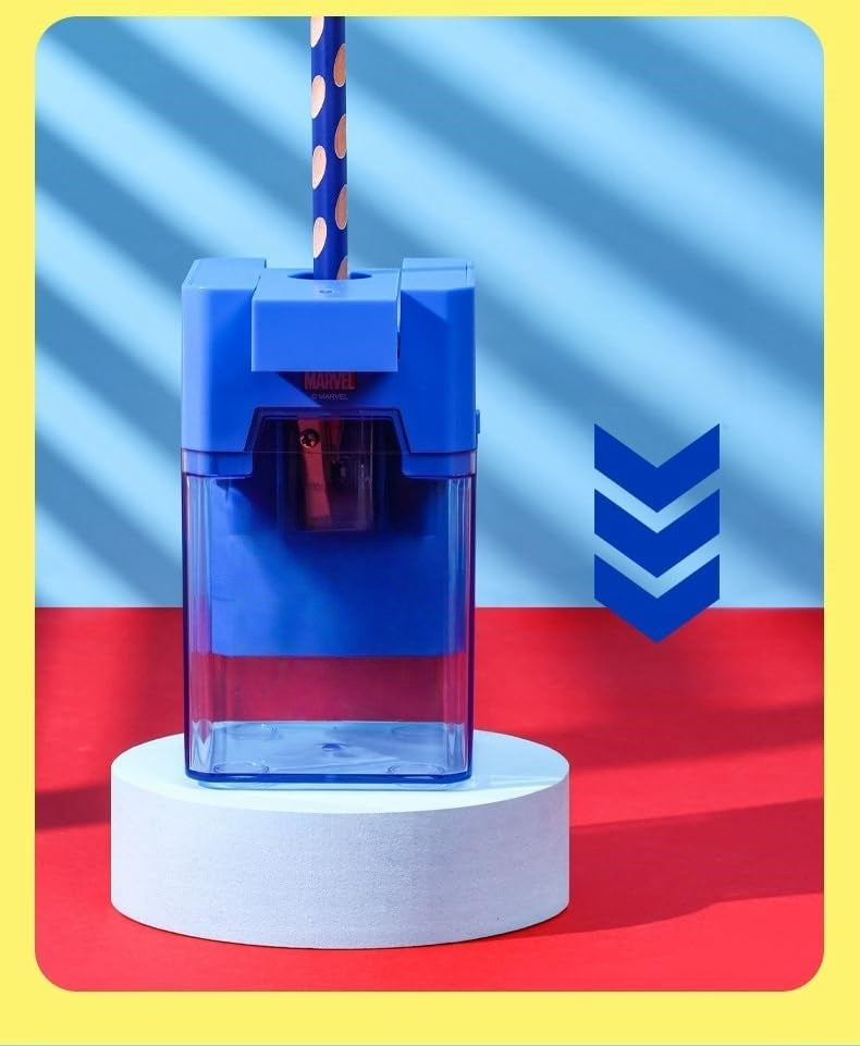 Automatic Electric Pencil Sharpener for Kids, Spider Pencil Sharpeners for Home and Classroom, Cute Pencil Sharpener Electric Plug in, School Supplies for Girls（Stitch）