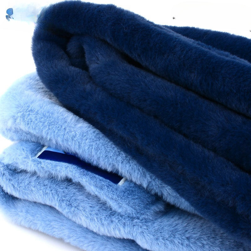 Kids Winter Beanie Scarf for 2-10 Years Old Boys Girls.Outdoor Warm Fleece Lined Thermal Knit Fluffy Pom