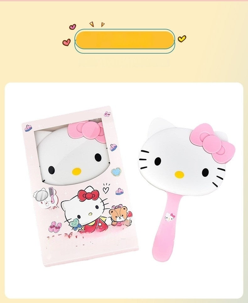 2 Pcs Girls Hair Brush Set, Fine Tooth Detangle Comb and Brush, Cute Travel Hairbrush for Girls Women Wet Dry Hair Curl Straight Styling