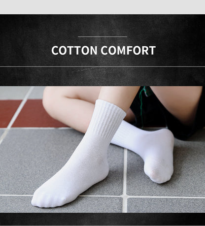 6 Pairs School Uniform Boys Girls Childrens Kids rich cotton plain sports ankle Socks Infant (Mix 6-8 Years)