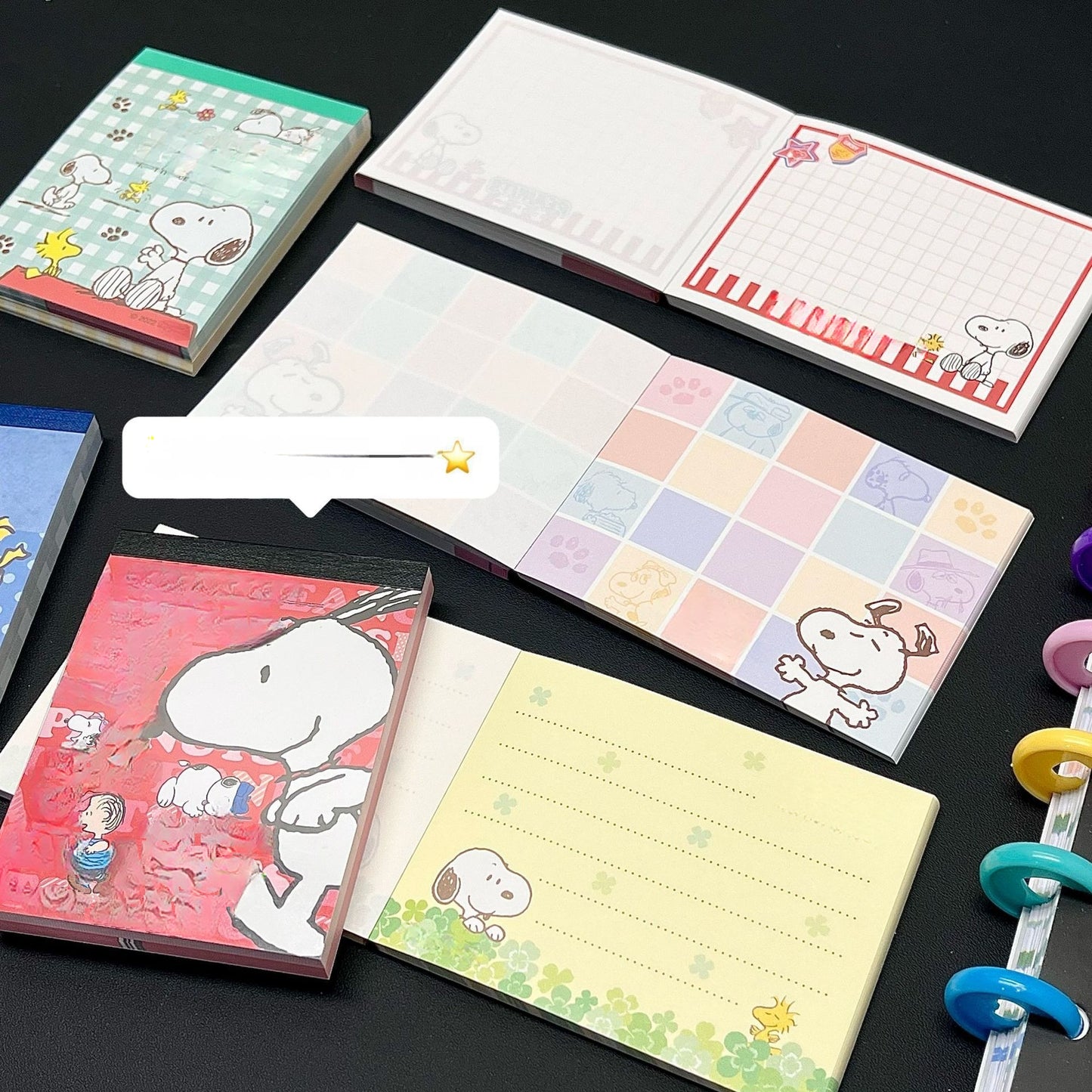 Stch Sticky Notes Tabs, Self-Sticky Note Pads Multi Colors, School Supplies Office Products, Index Page Markers