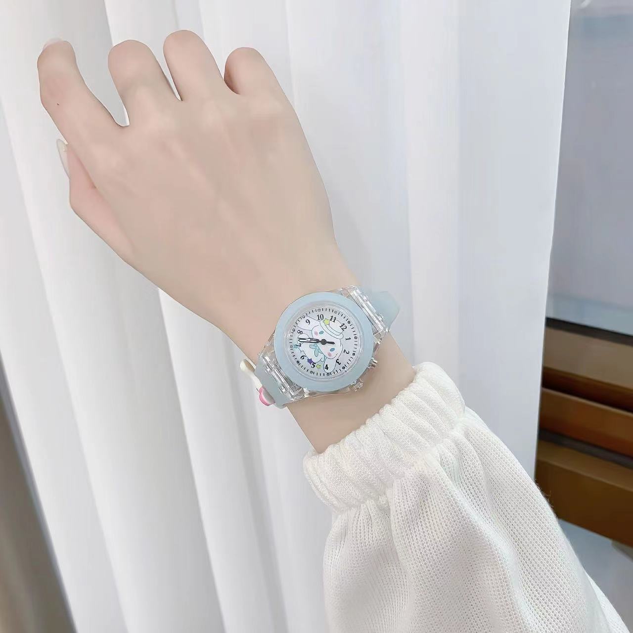 Toys for 3-8 Year Old Girls Boys, Toddler Watches Gifts for Kids 4-9 Birthday Gifts Learning Toys glow in dark Watch(My Melody)