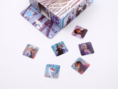 200pcs Kids Toddlers Princess Elsa Mickey Mouse Dinosaur Stickers Party Bag Fillers Boys Girls Teachers as Reward Craft Scrapbooking in Box Gift Set (Frozen)