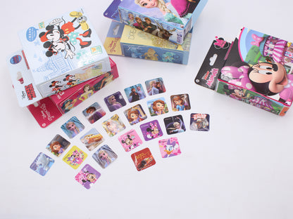 200pcs Kids Toddlers Princess Elsa Mickey Mouse Dinosaur Stickers Party Bag Fillers Boys Girls Teachers as Reward Craft Scrapbooking in Box Gift Set (Frozen)