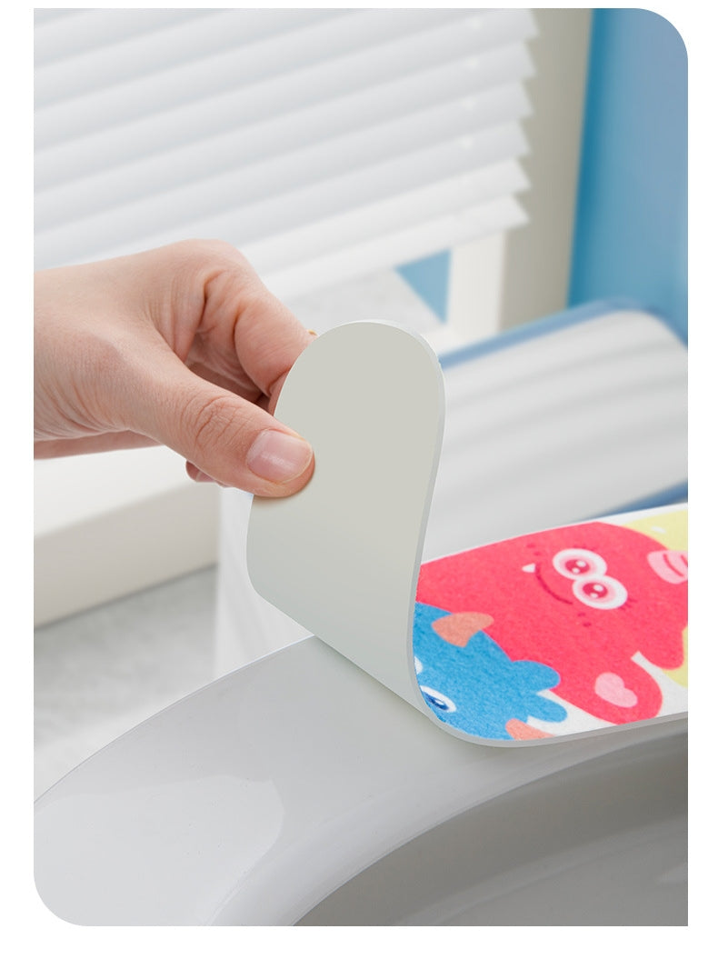 3PCS Bathroom Soft Thicker Warmer Warm waterproof Plush Stretchable Washable Cloth Toilet Seat Cover Pads