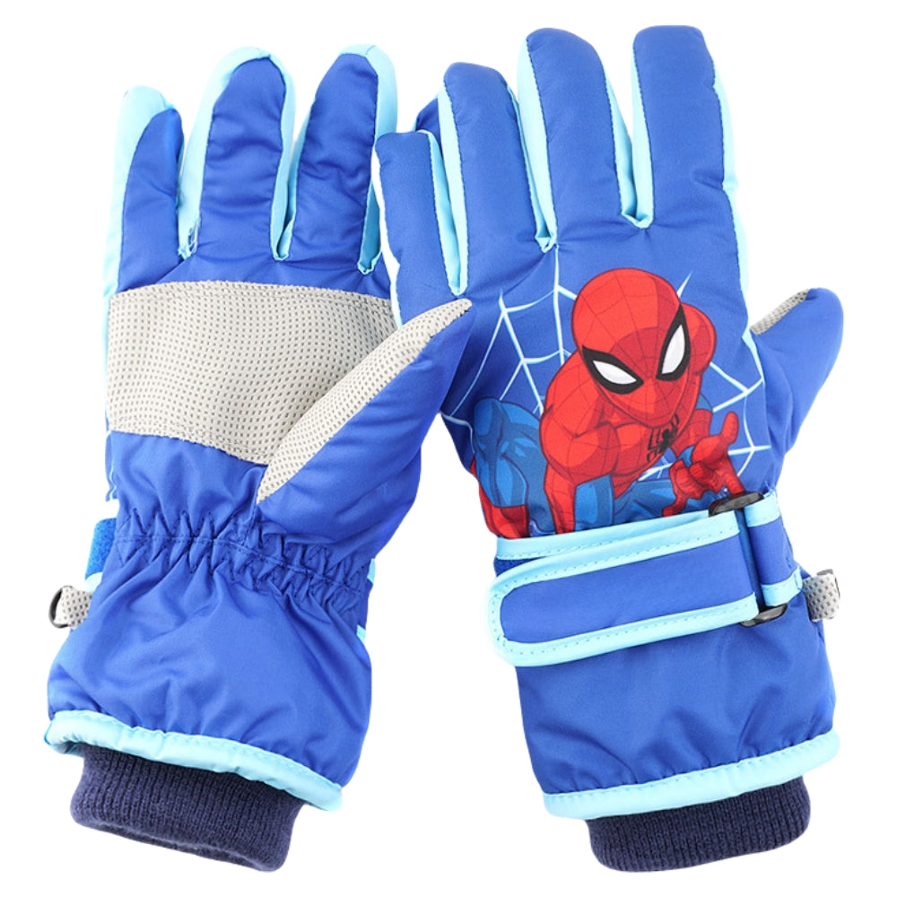 Kids Boy Girl Waterproof Winter Snow Ski Snowboard Fleece Thermal Warm Outdoor Gloves
