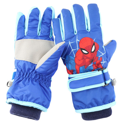 Kids Boy Girl Waterproof Winter Snow Ski Snowboard Fleece Thermal Warm Outdoor Gloves