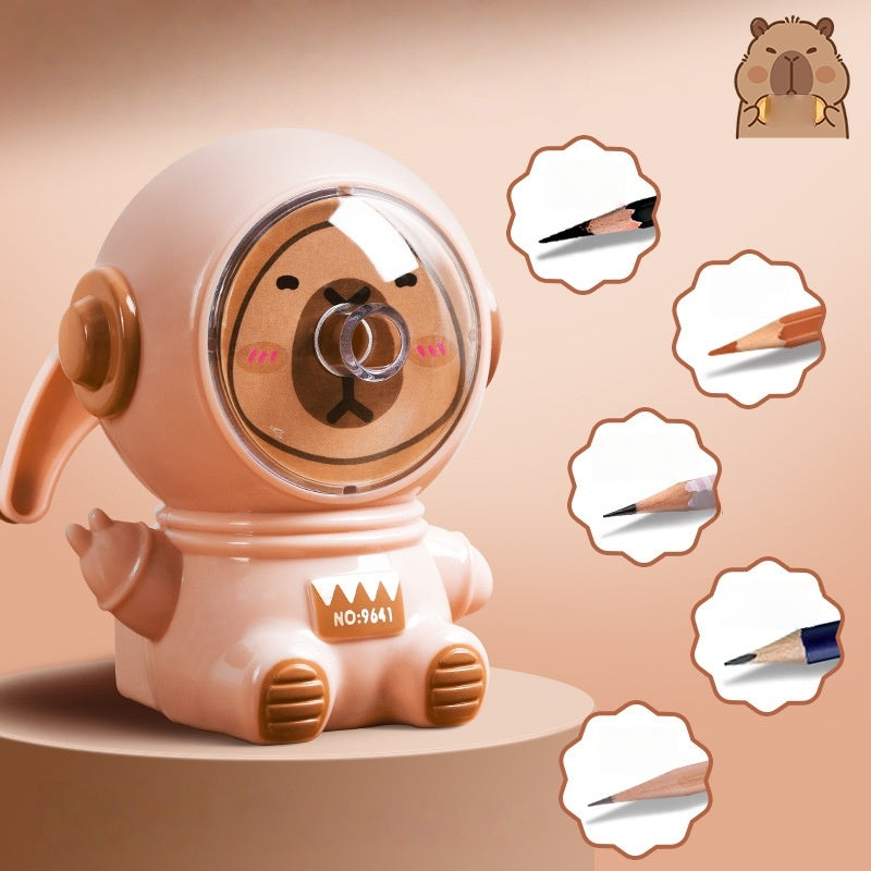 Pencil Sharpener for Kids,Spider Pencil Sharpeners for Home and Classroom, Cute Pencil Sharpener, School Supplies for Kids (Capybara)