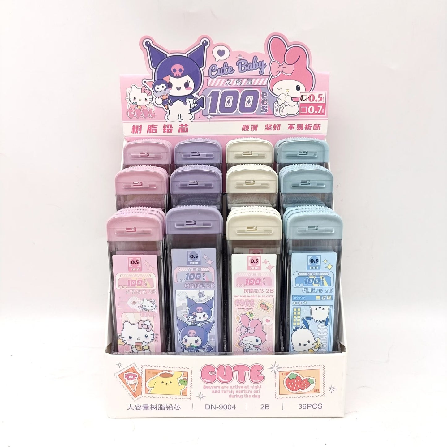 Automatic Pencil Refills (200 Pcs), 0.5mm Lead cute Kitty Mechanical Pencils, Mechanical for Sketching, Woodworking, Crafts, Art (Automatic Pencil Refills （Random color）)