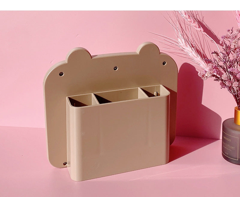 Cute Bear Photo Frame with pen holder back 4 x 6 Picture Frame for Tabletop Display, Cute Home Room Decor, Gifts for kids women