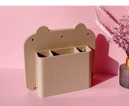 Cute Bear Photo Frame with pen holder back 4 x 6 Picture Frame for Tabletop Display, Cute Home Room Decor, Gifts for kids women