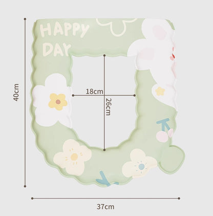 2PCS Bathroom Soft Thicker Warmer Warm waterproof Plush Stretchable Washable Cloth Toilet Seat Cover Pads