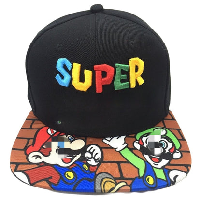 Kids Cotton Baseball Cap Hat for Boys, Boys Caps Perfect for Outdoor Sunny Days Sun Hat 3+ Years(Mario)