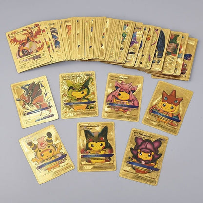 Ultimate Shiny Gold Silver Card Bundle - 55 Random Cards (Silver)