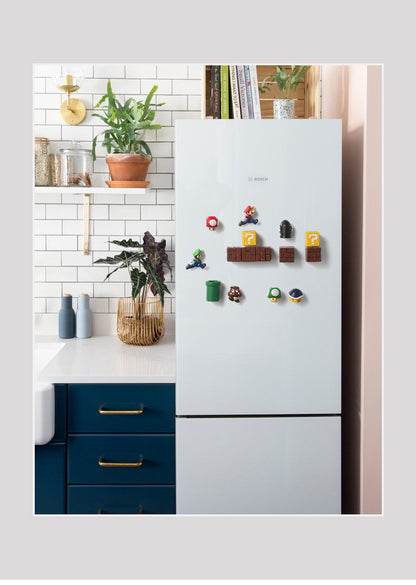 10/40PCS Super Mari Bros FRIDGE MAGNETS 3D Action Figures Kids Memo Party Bag Fillers Board Gift Refrigerator stickers