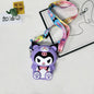Kids Purse Girls Silicone Mini Children's Coin Purse Cute Cartoon Shoulder Bag Crossbody Bag Accessories Bags Adjustable Strap for Kids Gift Travel Holiday (Kuromi)