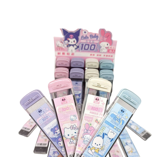 Automatic Pencil Refills (200 Pcs), 0.5mm Lead cute Kitty Mechanical Pencils, Mechanical for Sketching, Woodworking, Crafts, Art (Automatic Pencil Refills （Random color）)