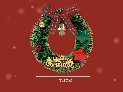 3PCS Christmas Magnets Stickers Fridge Refrigerator,Magnetic Decor for Christmas wreath Party Kitchen Locker Holiday Joy Decor (Christmas 3pcs)