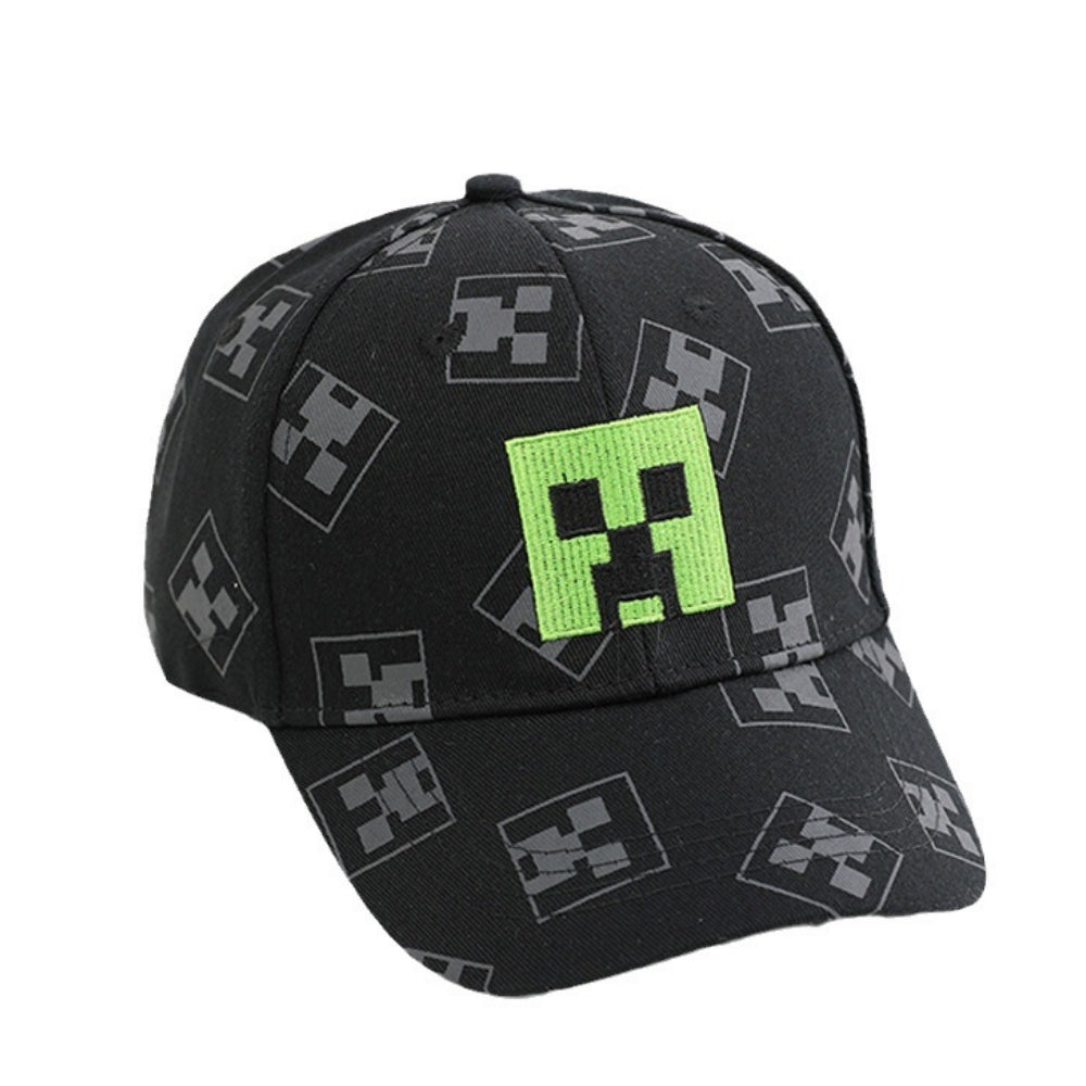 Kids Cotton Baseball Cap Hat for Boys, Boys Caps Perfect for Outdoor Sunny Days Sun Hat 3+ Years(Minecraft 03)