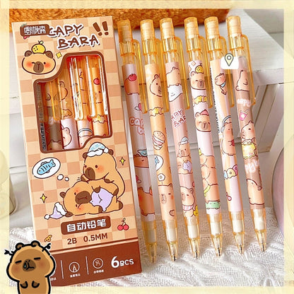 Mechanical Automatic 4pcs Pencil Set 0.5 mm for Office School Stationary Supply Party Favour Bag Fillers Gift Girls Boys writing