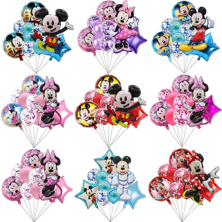 5/8pcs Princess Cinderella Foil Balloons Birthday Party Congratulations balloons Baby Shower Party Decorations Party Suppiles Accessories Theme kid