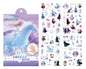 4 Sheets Kids Girls Princess Mermaid Temporary Tattoos Sticker Birthday Party Bag Fillers Favors Supplies Gifts Goodies,Fake Waterproof Temporary Tattoo Set