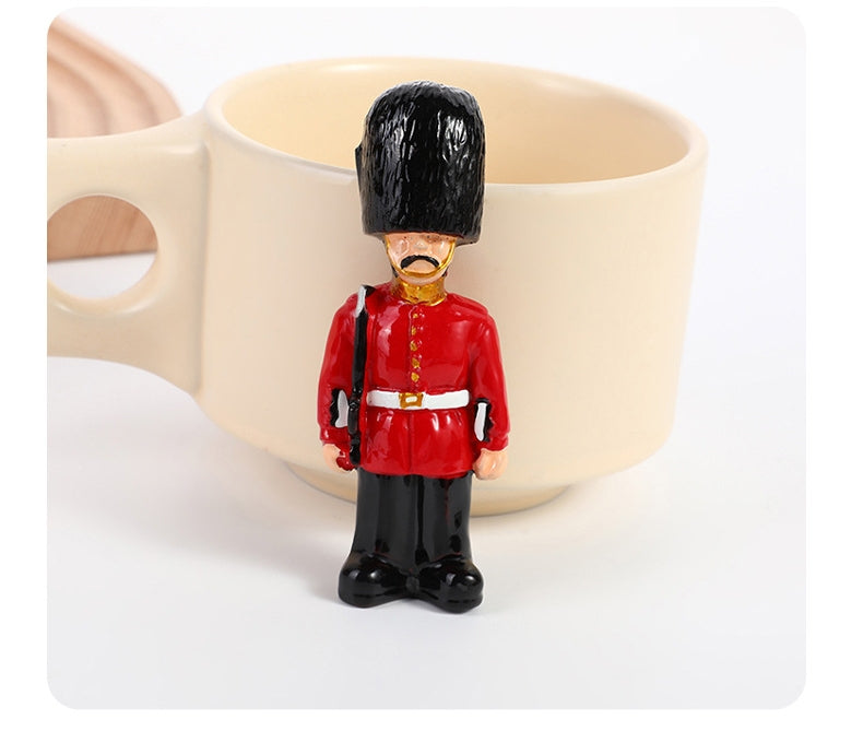 London 3D Metal Fridge Magnet London Eye Tower Bridge Big Ben Westminster Abbey Royal Guard Telephone Box Double Decker Bus England UK British Souvenir Gift (London)