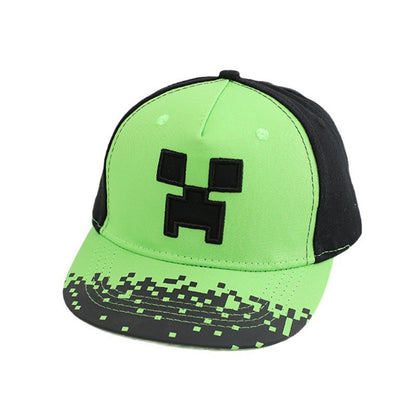 Kids Cotton Baseball Cap Hat for Boys, Boys Caps Perfect for Outdoor Sunny Days Sun Hat 3+ Years(Minecraft 03)