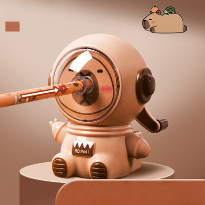 Pencil Sharpener for Kids,Spider Pencil Sharpeners for Home and Classroom, Cute Pencil Sharpener, School Supplies for Kids (Capybara)