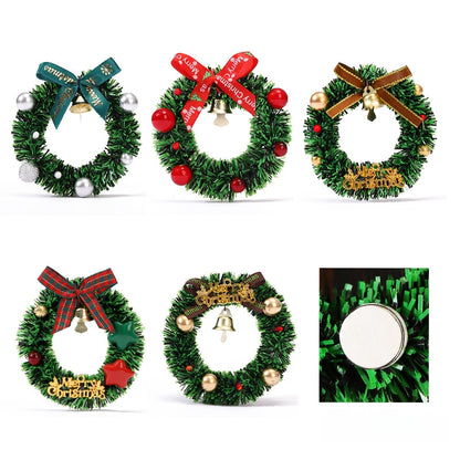 3PCS Christmas Magnets Stickers Fridge Refrigerator,Magnetic Decor for Christmas wreath Party Kitchen Locker Holiday Joy Decor (Christmas 3pcs)