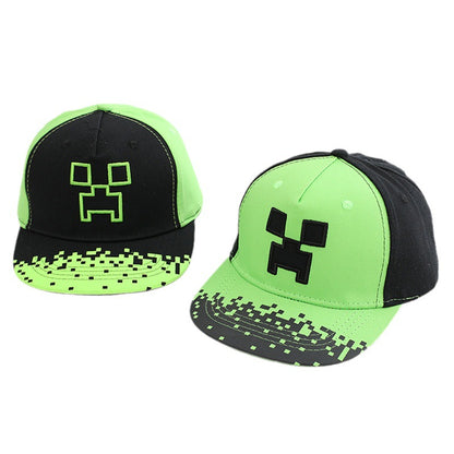 Kids Cotton Baseball Cap Hat for Boys, Boys Caps Perfect for Outdoor Sunny Days Sun Hat 3+ Years(Minecraft 01)