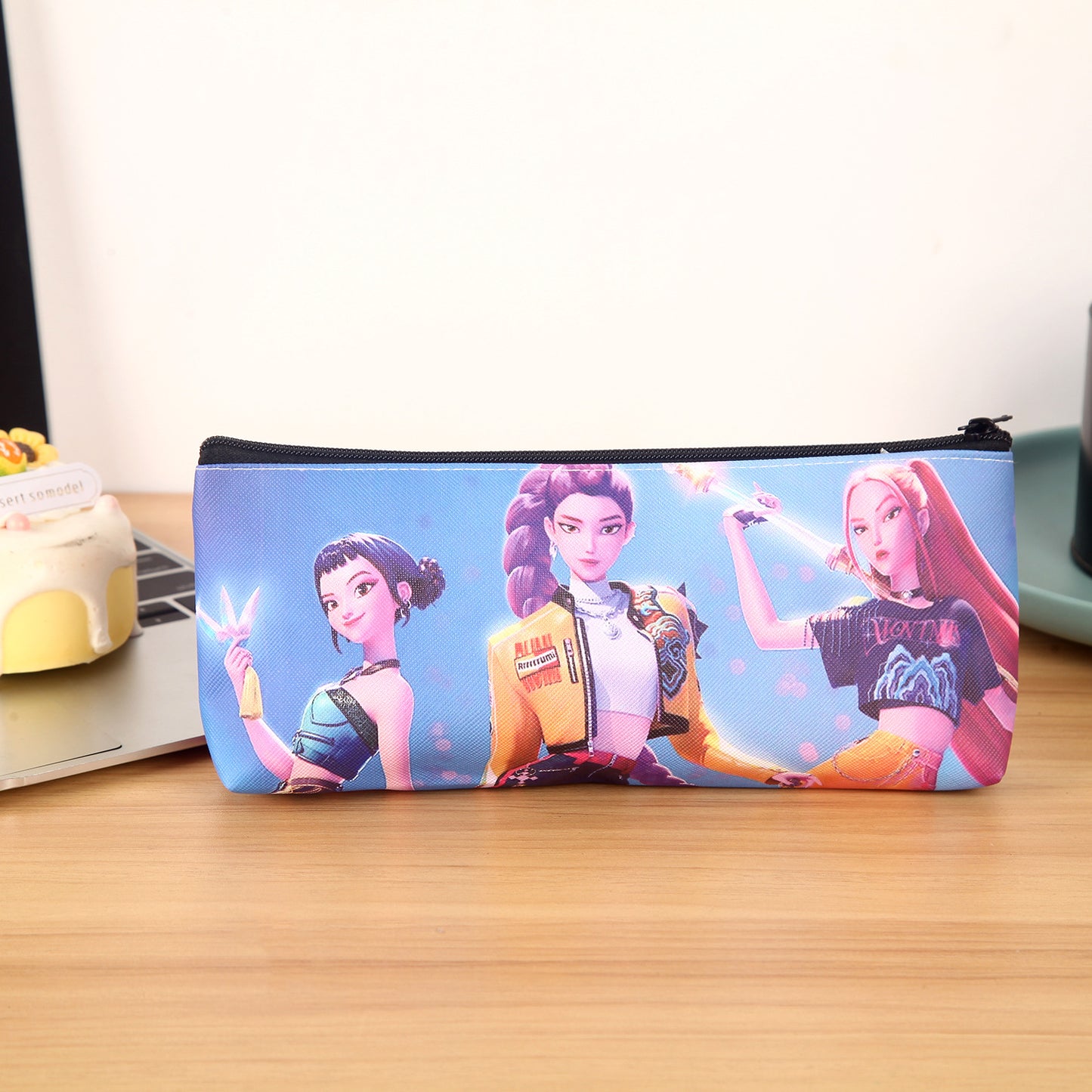 KPOP Pencil Pen Case,Office College School Pouch Holder Supplies Gifts Stationery bag Cosmetic Bag(KPOP)