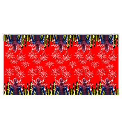 Stch Spider Princess Frozen Tableware Set Birthday Celebration Party Set Birthday Decoration Set for Happy Banner, Plates, Cups Set,Napkins,Tablecloths for 20 Guests