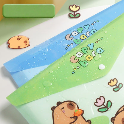 5PCS Plastic Wallets A4, 5 different designs Plastic Folders Popper Folder with Snap Closure, Lightweight Wallets for Document Office School Organization for Kids Adults